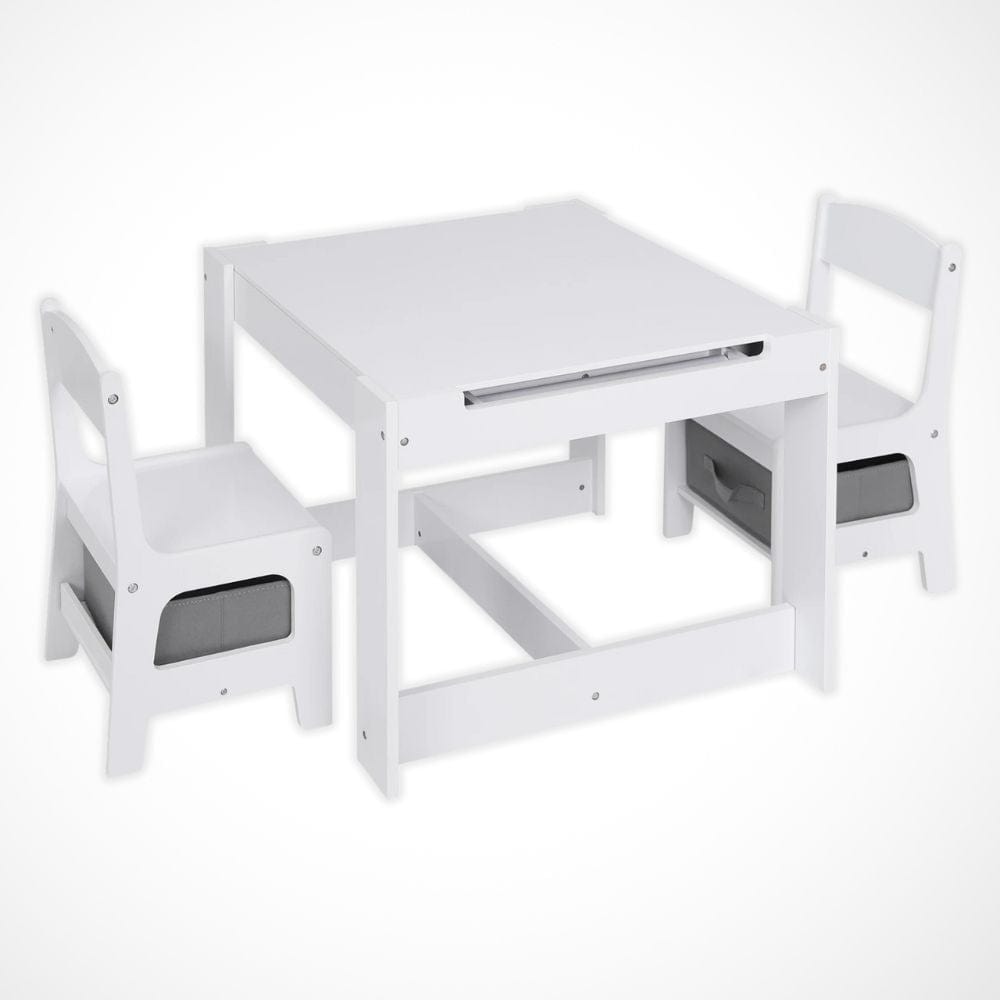Bureau Dessin Enfant | Desk-Elite Blanc / 63x63cm