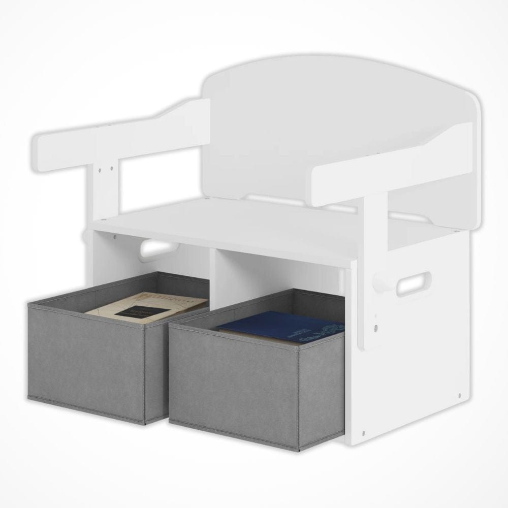 Bureau Enfant Bois | Desk-Elite Blanc / 60x29cm
