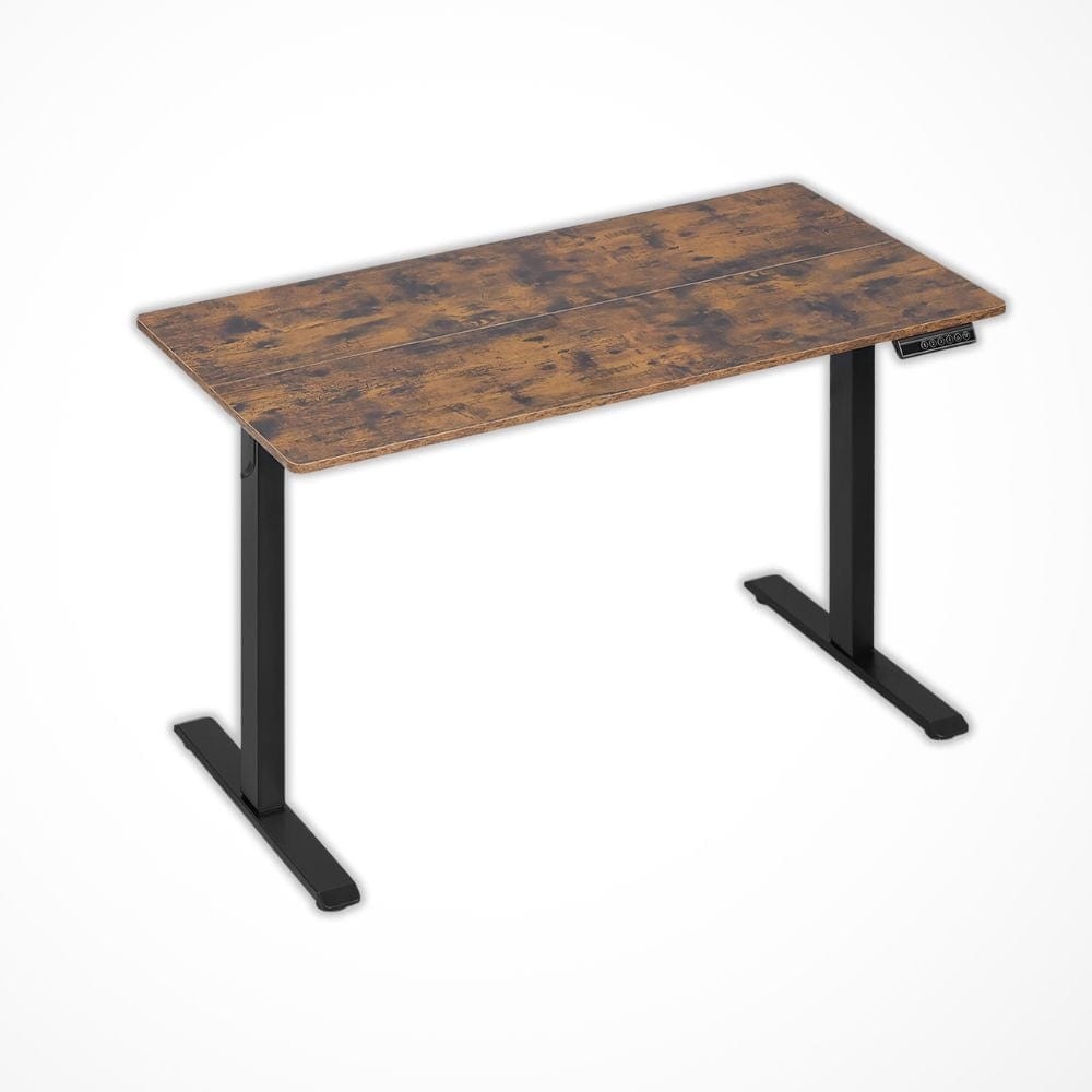 Bureau Ergonomique Assis Debout | Desk-Elite Marron / 120x60cm