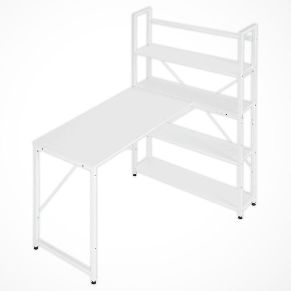 Bureau Etagère Blanc | Desk-Elite Blanc / 120x80x128.5cm