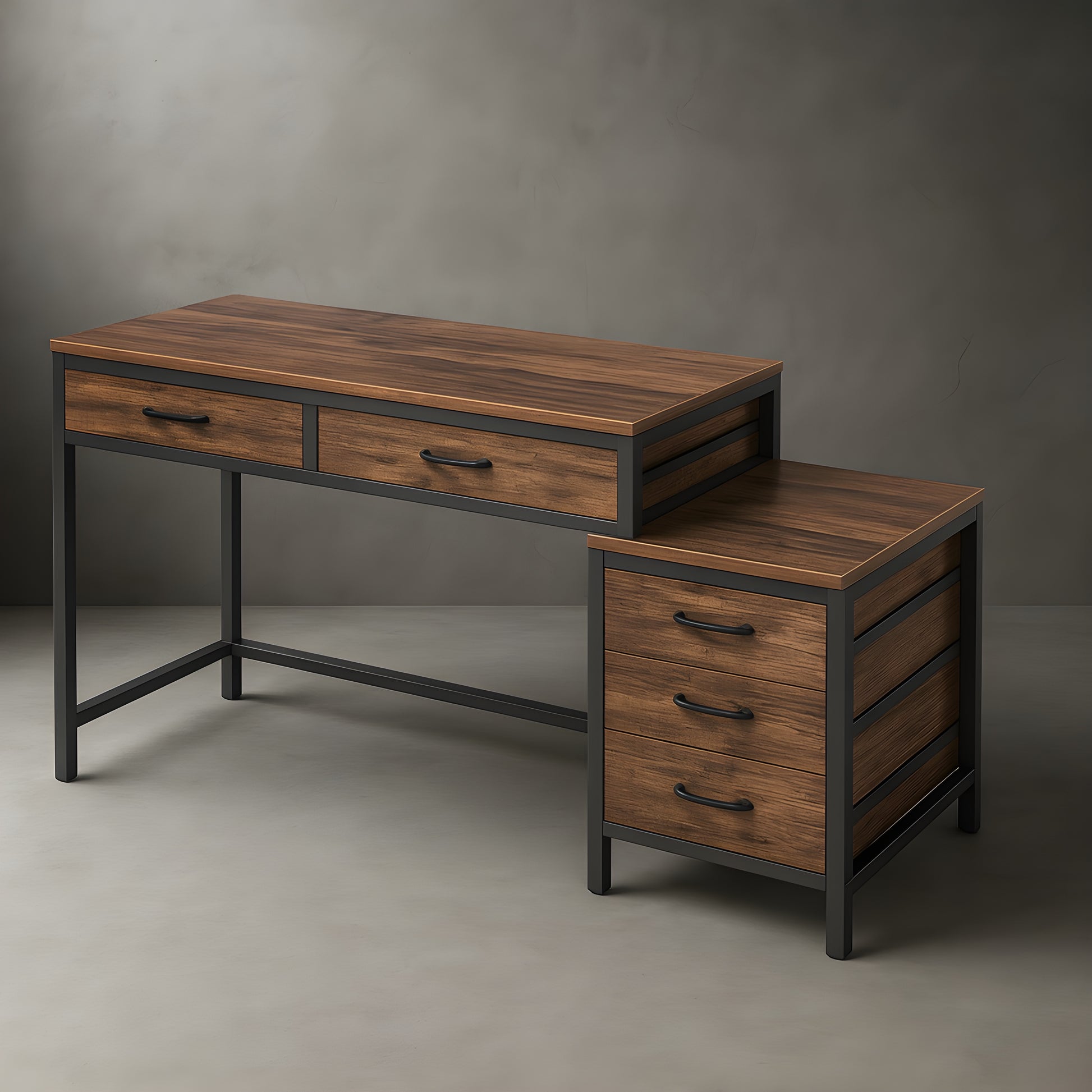 Bureau avec Beaucoup de Rangement | Desk-Elite