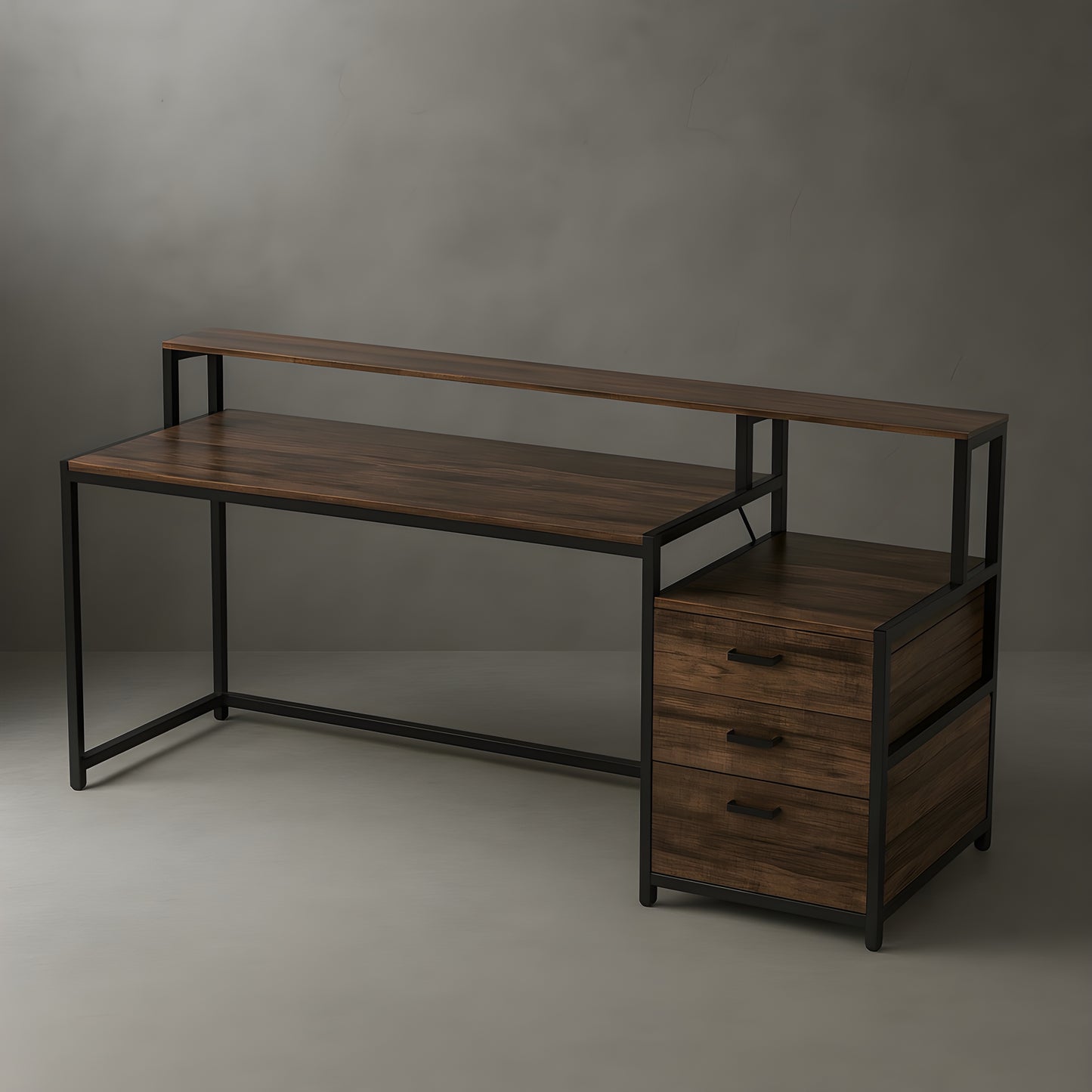 Bureau avec Rangement Intégré | Desk-Elite