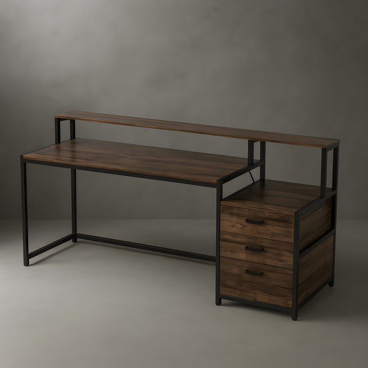 Bureau avec Rangement Intégré | Desk-Elite