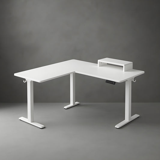 Bureau d'Angle Assis Debout | Desk-Elite