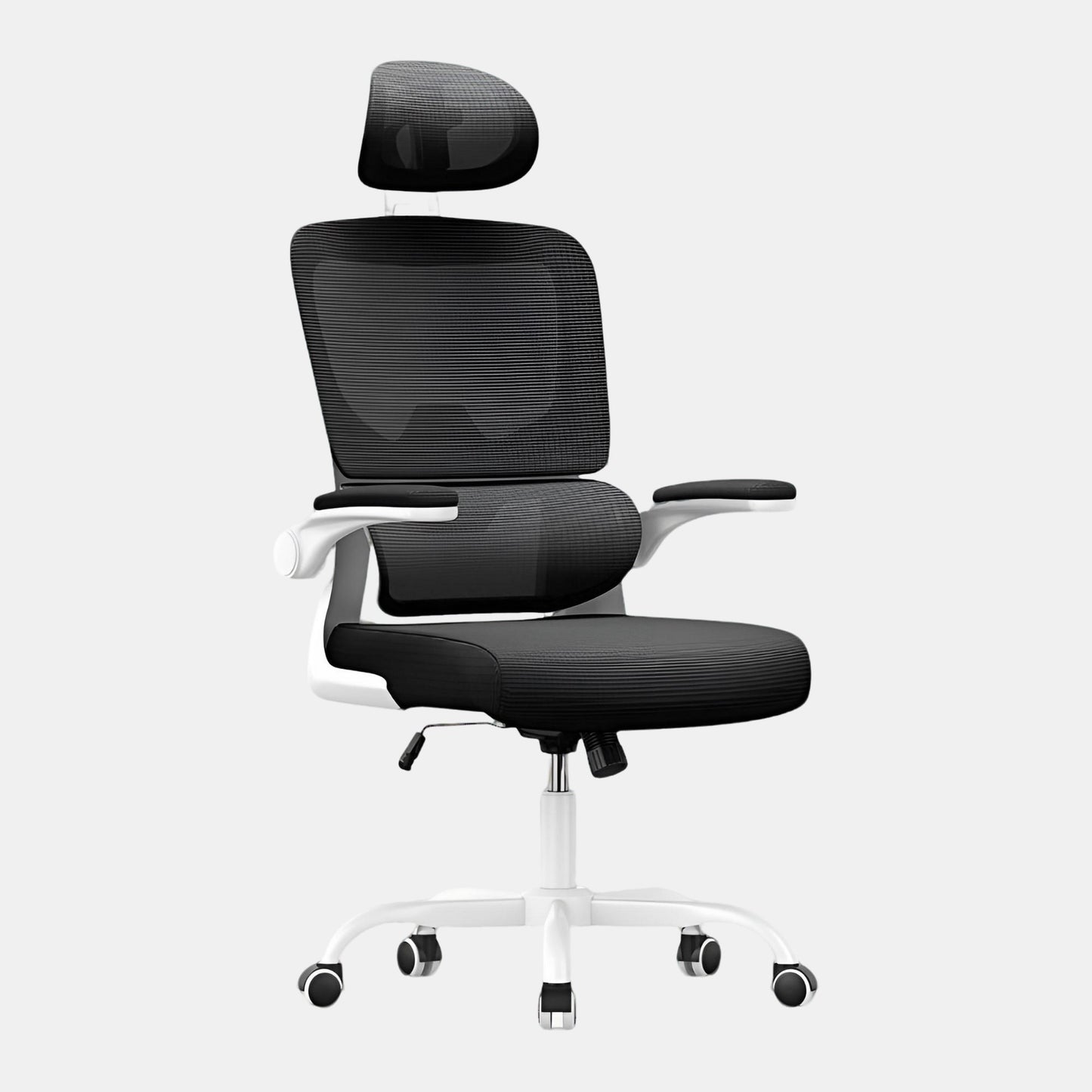 Chaise Ergonomique pour le Dos Noir et Blanc | Desk-Elite