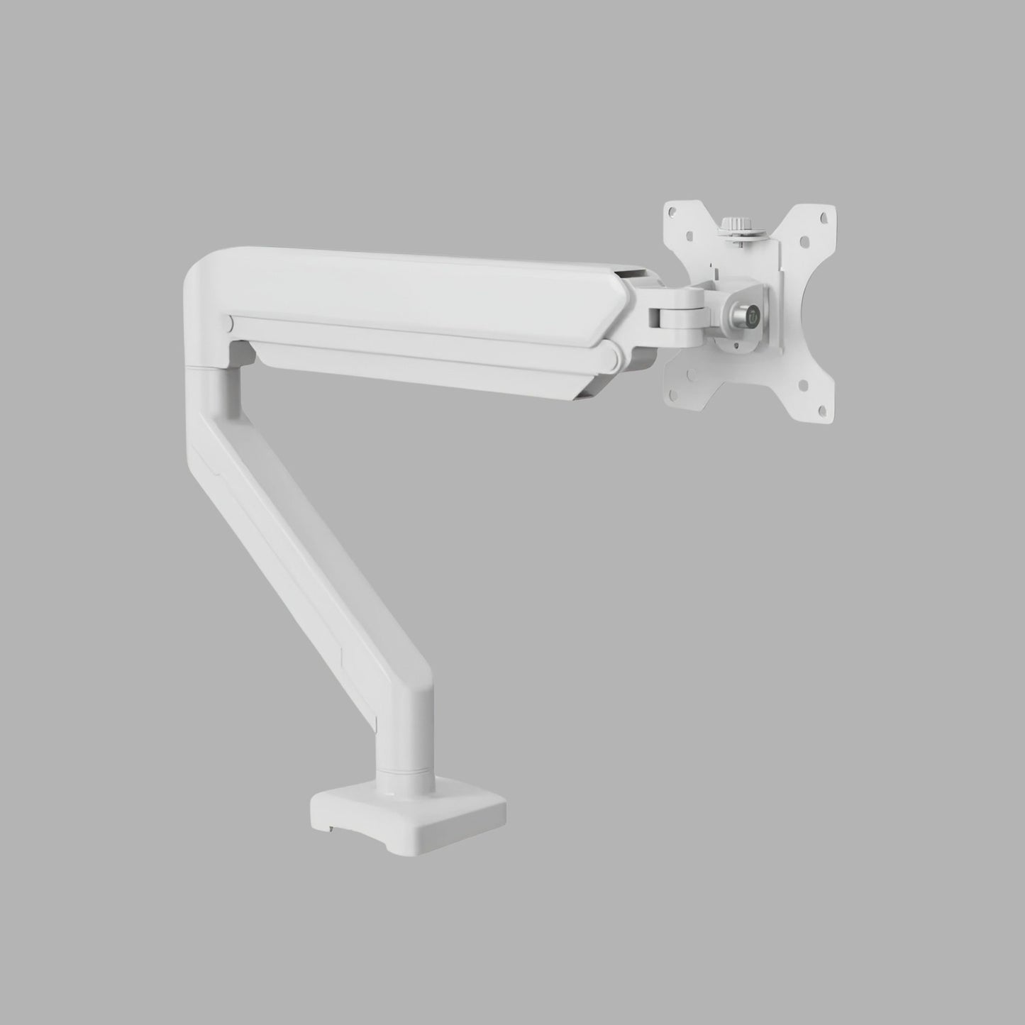 Support pour Ecran Pc Blanc | Desk-Elite