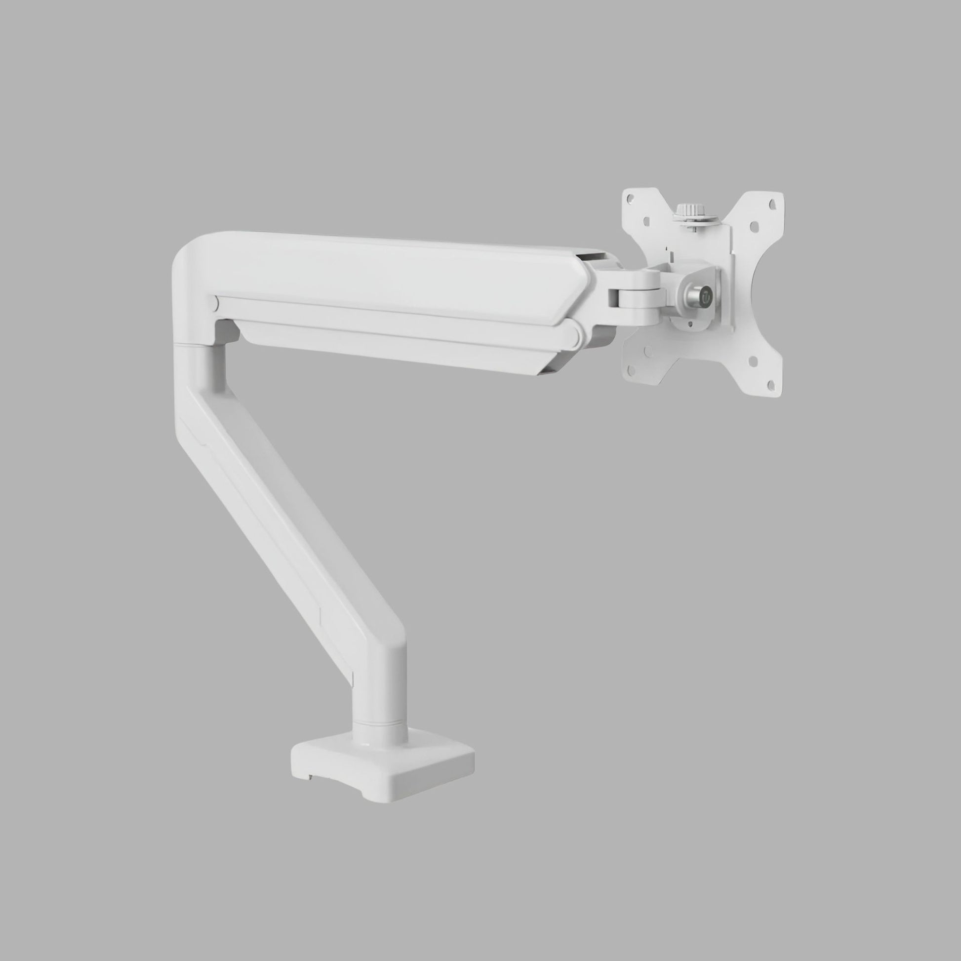 Support pour Ecran Pc Blanc | Desk-Elite