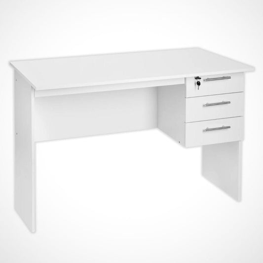Bureau Bois Moderne| Desk-Elite Blanc / 120x60cm