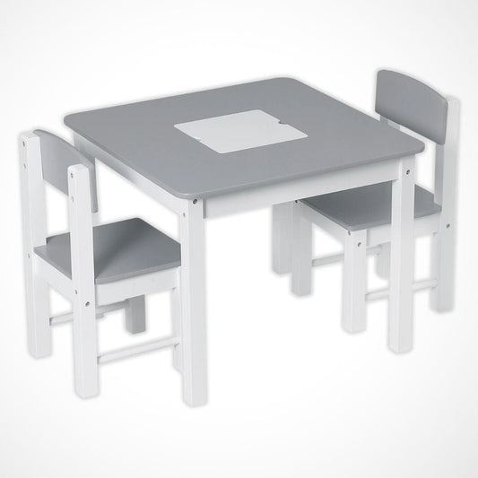 Bureau Double Enfant | Desk-Elite Gris / 60x60cm