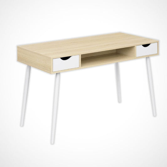Bureau en Bois avec Tiroir | Desk-Elite Bois clair / 120x58cm