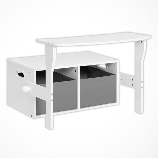 Bureau Enfant Bois | Desk-Elite Blanc / 60x29cm