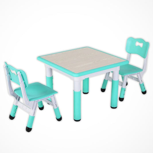 Bureau Enfant Maternelle | Desk-Elite Turquoise / 60x60cm