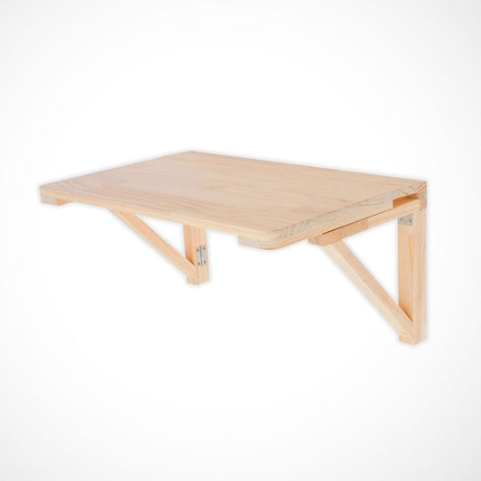 Bureau Mural Pliable | Desk-Elite Bois clair / 60x40cm
