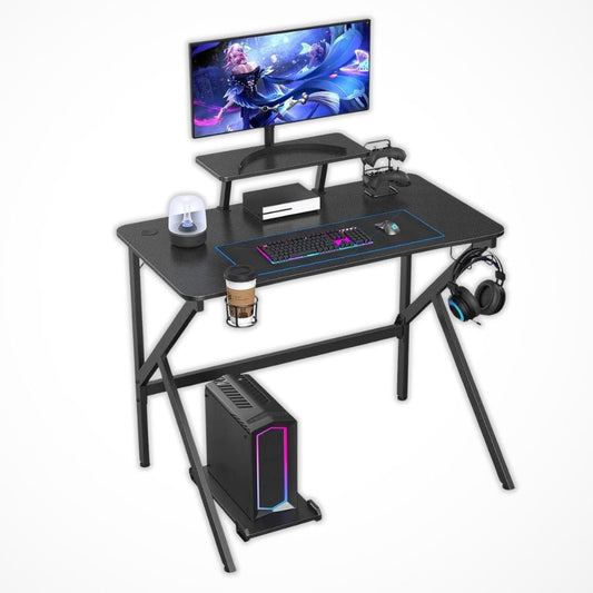 Bureau Pc Gamer | Desk-Elite Noir / 100x55cm