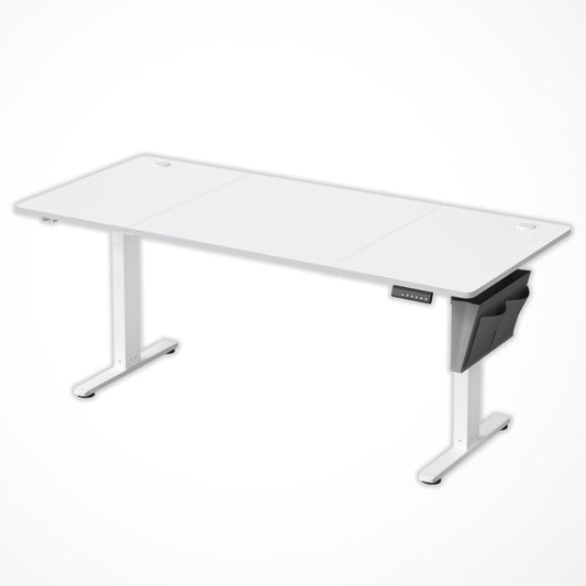 Bureau Réglable Hauteur | Desk-Elite Blanc / 180x80cm