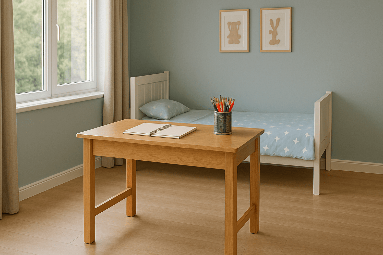 visuel bureau bois